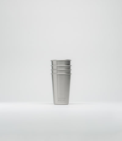 Klean Kanteen 473ml Steel Cup (4 Pack) in Brushed Stainless