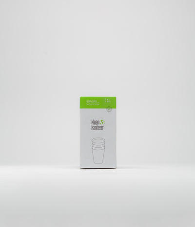 Klean Kanteen 473ml Steel Cup (4 Pack) in Brushed Stainless