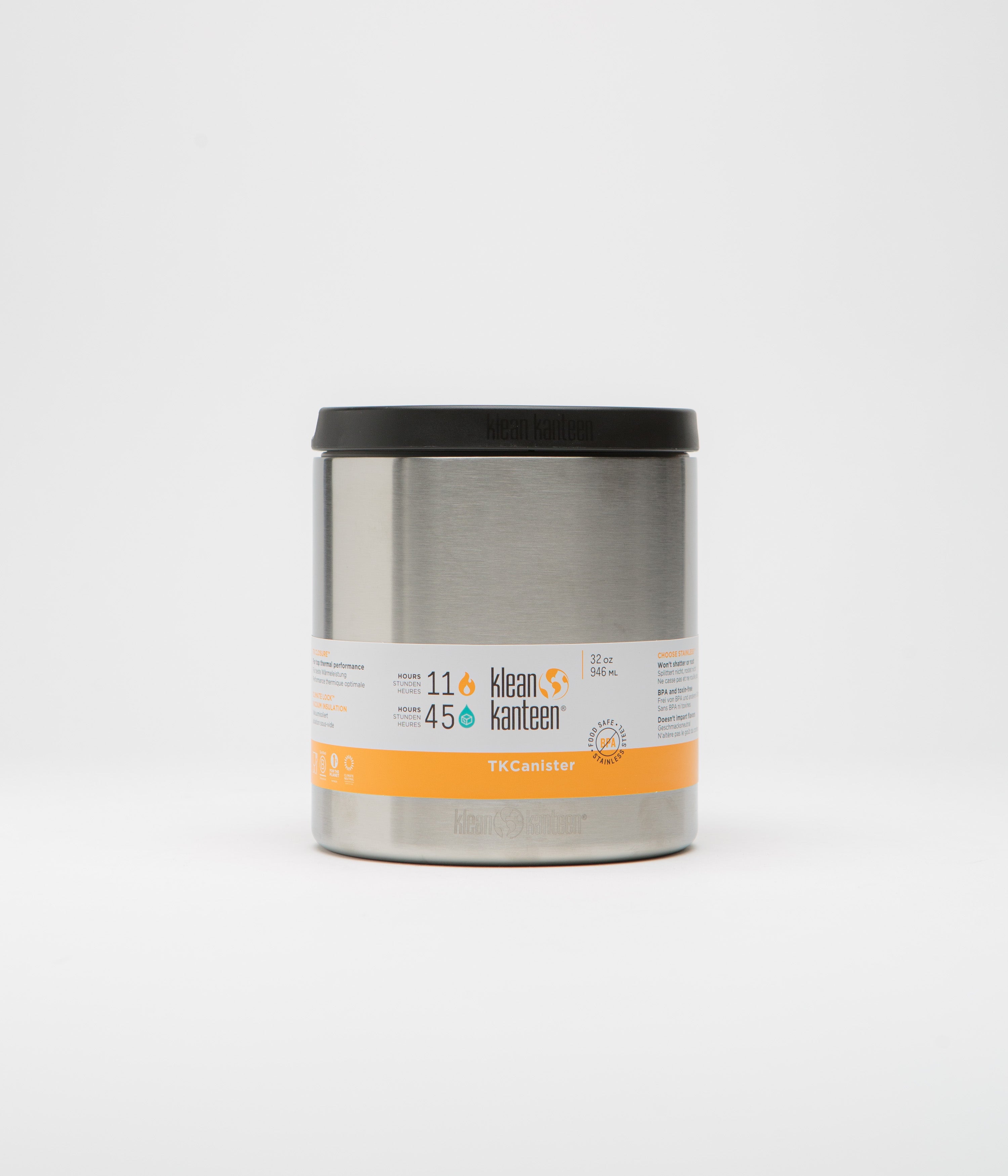 Klean Kanteen TK 946ml Insulated Food Canister - Brushed Stainless