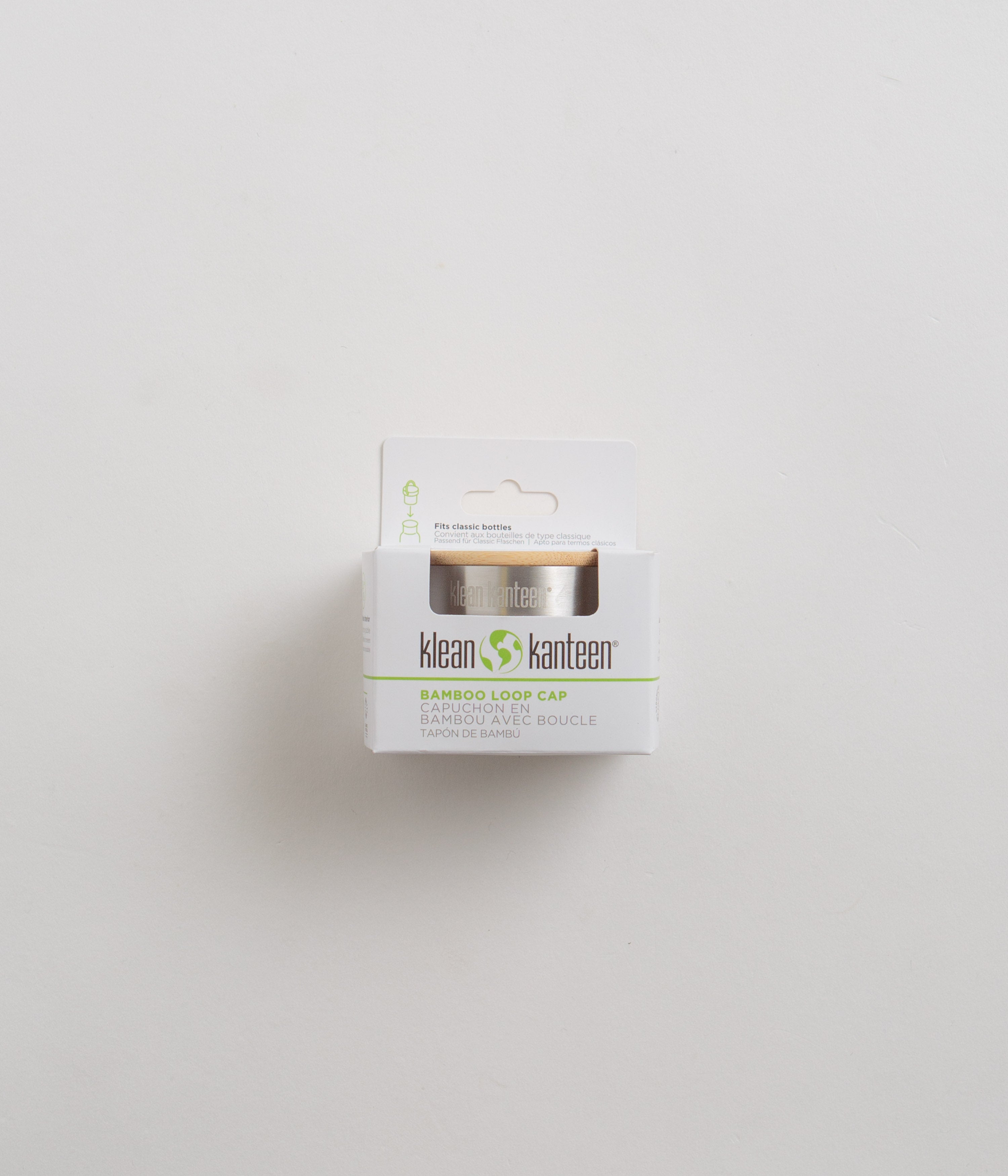 Klean Kanteen Unibody Bamboo Cap - Stainless