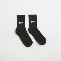 Last Resort AB Dress Socks in Black and White thumbnail