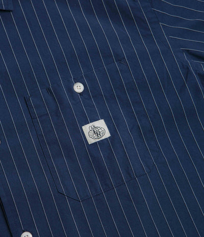 Last Resort AB SS-SM001 Short Sleeve Shirt in Blueprint