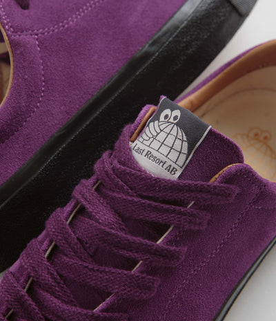 Last Resort AB VM003 Suede Shoes - Plum / Black