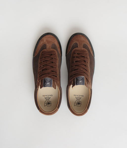 Last Resort AB VM004 Milic Suede Shoes - Duo Brown / Black | Flatspot