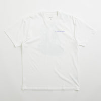 Last Resort AB x Julian Smith Boxers T-Shirt in White and Dirty Blue thumbnail