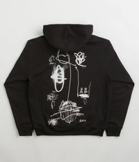 Last Resort AB x Julian Smith Expando Hoodie in Black and White