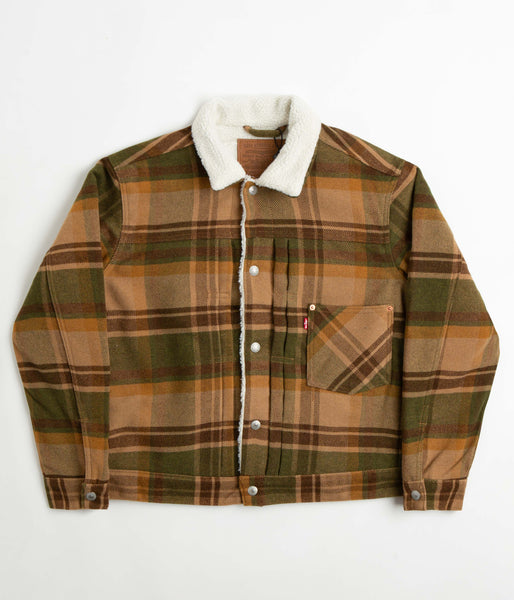 Levi's® Red Tab™ Type Sherpa Trucker Jacket Barold Plaid