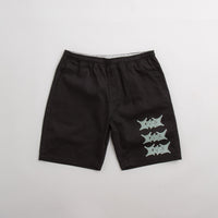 Lo-Fi Static Work Shorts in Black thumbnail