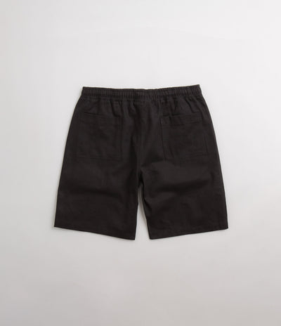 Lo-Fi Static Work Shorts in Black