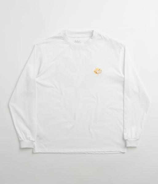 | Automne Magenta Flatspot Sleeve White - T-Shirt Long