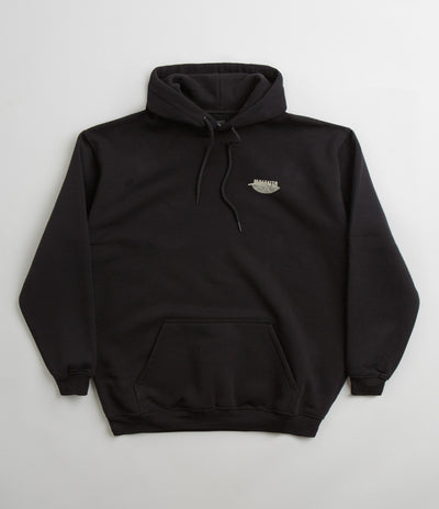 Magenta Botanic Hoodie - Black