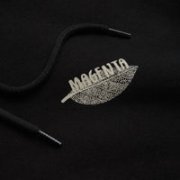 Magenta Botanic Hoodie - Black thumbnail