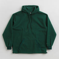 Magenta Loop Fleece Hoodie - Green thumbnail