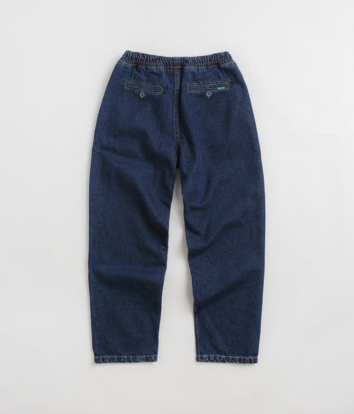 magenta-loose-pants-blue-denim