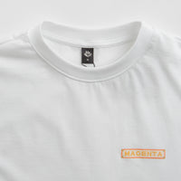Magenta Mosaic T-Shirt - White thumbnail