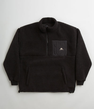 Magenta MTN 3/4 High Neck Fleece - Black