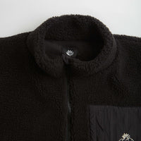 Magenta MTN 3/4 High Neck Fleece - Black thumbnail
