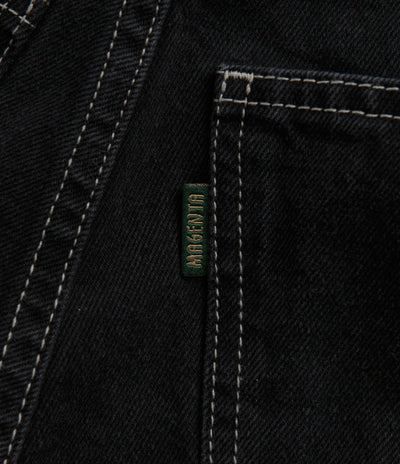 Magenta OG Stitch Jeans - Black Denim