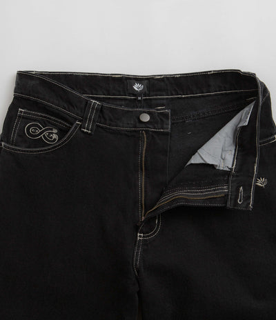Magenta OG Stitch Jeans - Black Denim