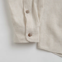 Magenta Oxford Striped Shirt - Beige thumbnail