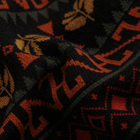 Magenta Peru Knit Crewneck Sweatshirt - Black thumbnail