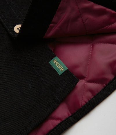 Magenta Rover Cord Overshirt - Black