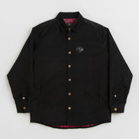 Magenta Rover Cord Overshirt - Black thumbnail