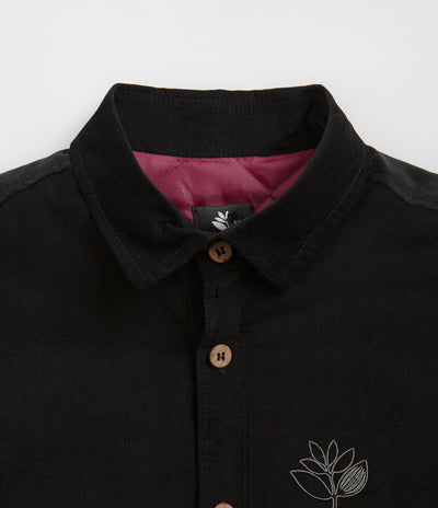 Magenta Rover Cord Overshirt - Black