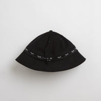 Magenta Script Cord Bucket Hat - Black thumbnail