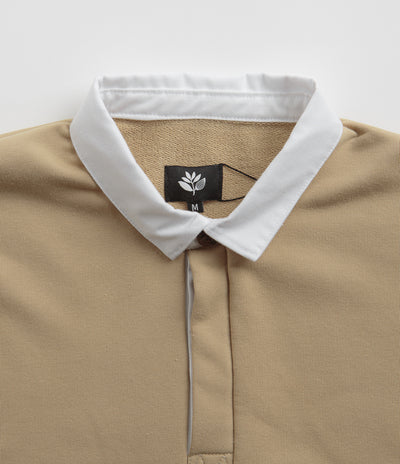 Magenta Smash Pouch Polo Shirt - Beige