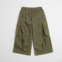 Maharishi M42 Hakama Cropped Track Pants in Olive thumbnail