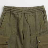 Maharishi M42 Hakama Cropped Track Pants in Olive thumbnail