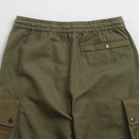 Maharishi M42 Hakama Cropped Track Pants in Olive thumbnail