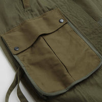 Maharishi M42 Hakama Cropped Track Pants in Olive thumbnail