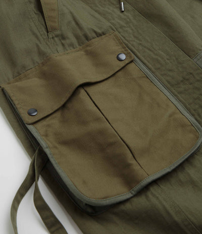 Maharishi M42 Hakama Cropped Track Pants in Olive