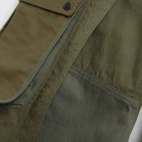 Maharishi M42 Hakama Cropped Track Pants in Olive thumbnail