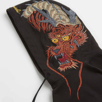 Maharishi Tiger Dragon Hoodie in Black thumbnail