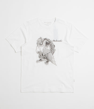Maharishi Tiger Dragon T-Shirt in White