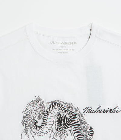 Maharishi Tiger Dragon T-Shirt in White