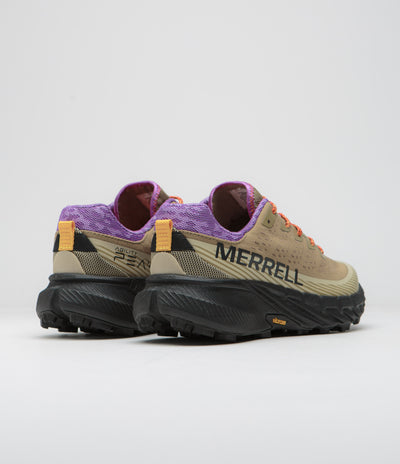 Merrell Agility Peak 5 Shoes - Khaki / Dewberry