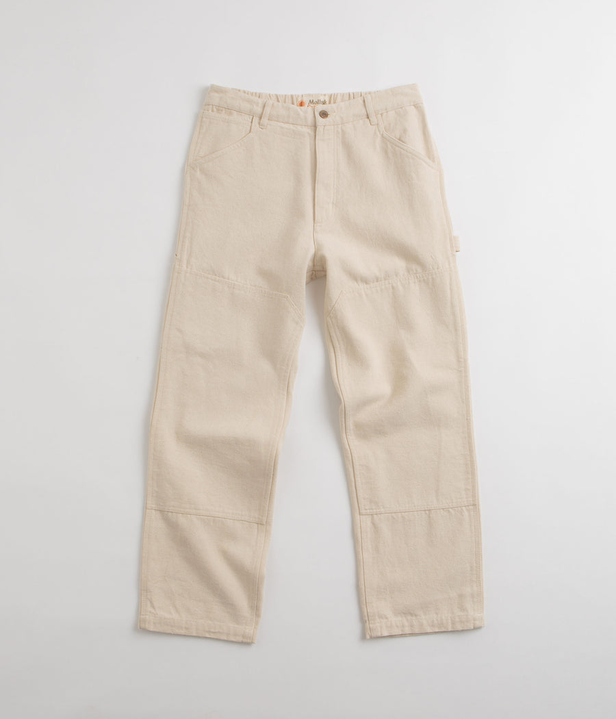 Mollusk Canvas Work Pants in Natural