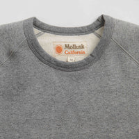Mollusk Heavy Terry Crewneck Sweatshirt - Heather Grey thumbnail