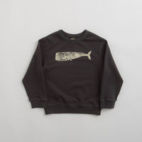 Mollusk Kids Whale Crewneck Sweatshirt - Faded Navy thumbnail