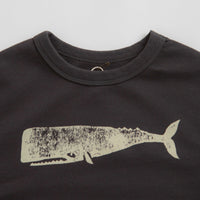 Mollusk Kids Whale Crewneck Sweatshirt - Faded Navy thumbnail