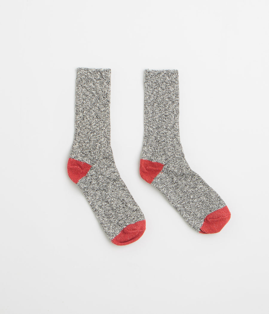 Mollusk Marled Utility Socks in Charcoal