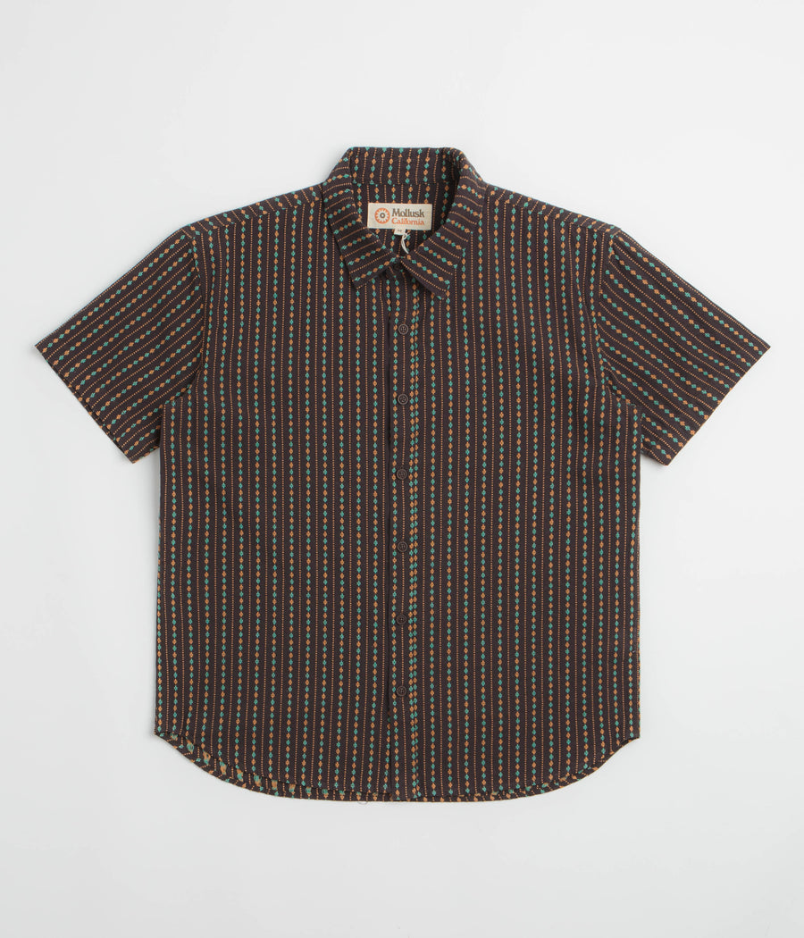 Mollusk Summer Shirt - Chocolate Dobby