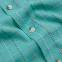Mollusk Summer Shirt - Cyan Windowpane thumbnail