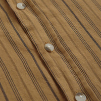 Mollusk Summer Shirt - Tan Earth Stripe thumbnail