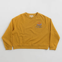 Mollusk Womens Snail Crewneck Sweatshirt - Mustard thumbnail