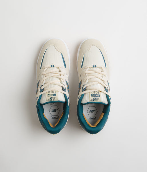 New Balance Numeric 1010 Tiago Lemos Shoes - Sea Salt / Teal